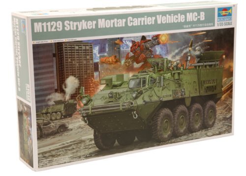 Trumpeter 1512 modelbouwset M1129 Stryker Mortar Carrier w. 120 mm