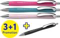Schneider Stylo bille - Slider Rave Trend - XB Pointe - Assorti - 4 Pièces