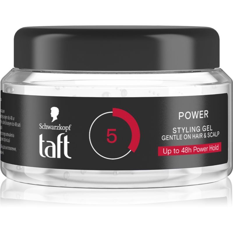 Schwarzkopf Taft Power Hair Styling Gel 250ml - Strong Hold For Perfect Style