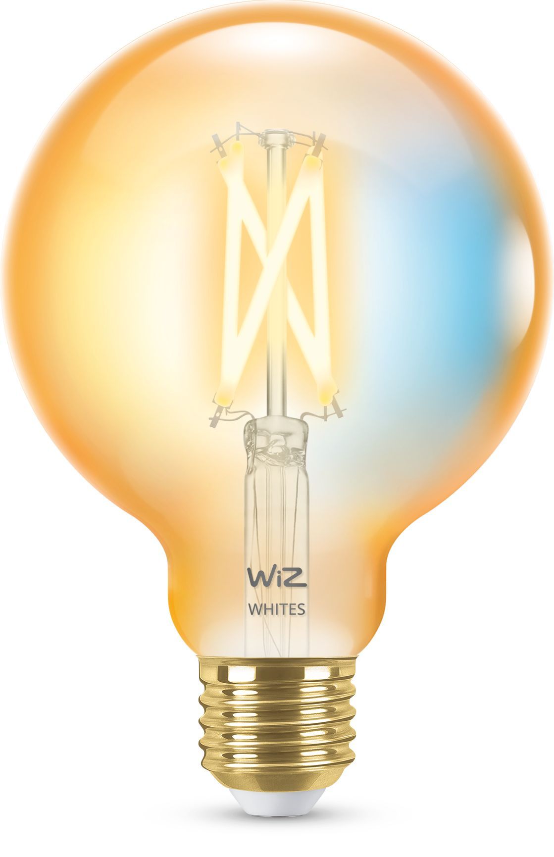 WiZ Smart LED Filament Globe Bulb - E27 - G95 - 6.7W (50W Equivalent) - Multi-Color - Wi-Fi