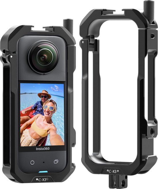 Ulanzi C-X3 Metalen Cage voor Insta360 X3 - Zwart
