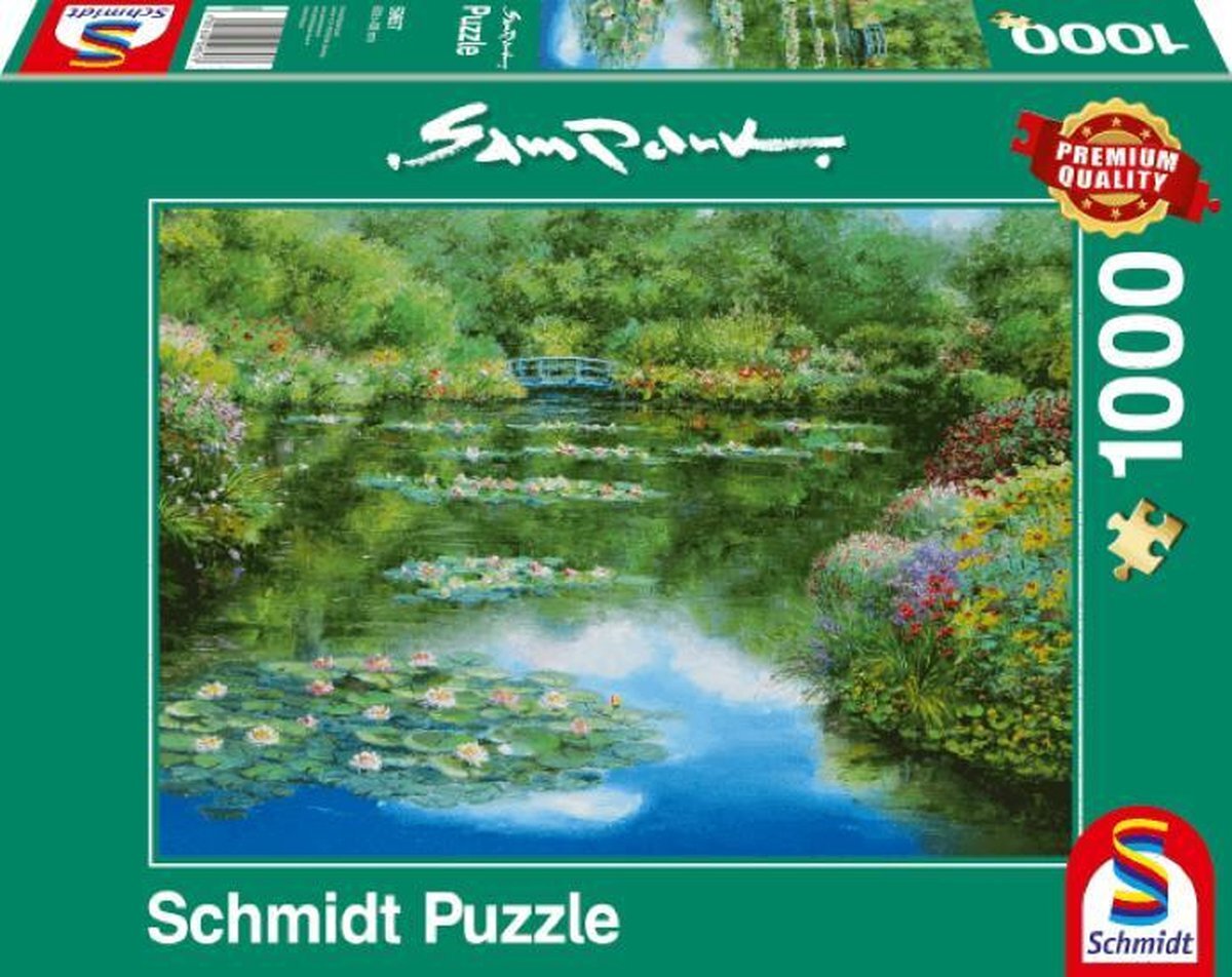 Schmidt - Waterlely Vijver (1000) - Puzzel