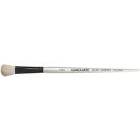 Daler Rowney Maat 1/2 afgestudeerde witte geit ovale wasborstel