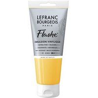 Lefranc Bourgeois Flashe Series 1 - Verf - vinylemulsie - napels geel - ondoorzichtig - mat - extra dun - 80 ml