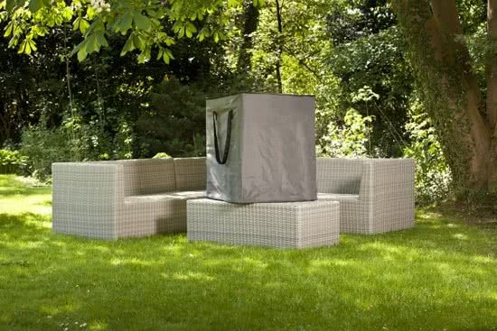 DistriCover Hoes voor tuinkussens loungeseset - kussentas loungekussens 75x75x90 lxbxh Premium Quality - met