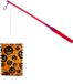 Merkloos Lampionstokje 40 cm - met pompoen lampion - oranje - H22 cm - Sint Maarten
