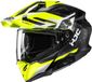 HJC RPHA 60 Dakar Adventure Motorhelm Zwart Wit Geel
