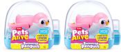 PETS ALIVE ZURU Pets Alive Zwemmende Pinguïn 2-pack (roze) - Badspeelgoed