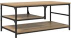 vidaXL Salontafel Artisan Eiken 90 x 49 x 40 cm