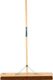 Synx Tools Zaalveger binnen bezem kokos Zachte Bezem - Kokosvezel - 100 cm - Binnenbezem Compleet met steel 160cm - Cocosharen - Extra breed - Schoonmaken