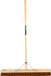 Synx Tools Balayeur intérieur balai coco Balai doux - Fibre de coco - 100 cm - Balai intérieur complet avec manche 160cm - Poils de coco - Extra large - Nettoyage