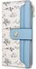 Portefeuille femme avec motif floral et protection RFID