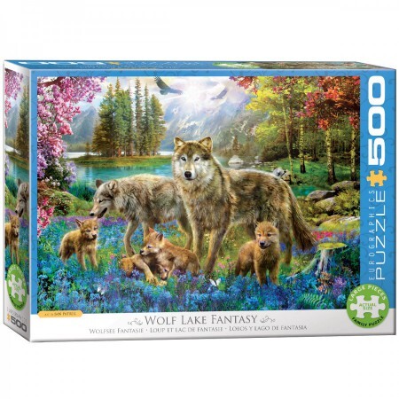 Eurographics Wolf Lake Fantasy Puzzel (500 XL stukjes)