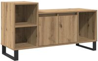 vidaXL meuble TV 100x35x55 cm bois de manguier massif finition naturelle