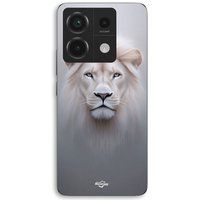 Maniacase Coque Pour Xiaomi Redmi Note 13 Pro 5g Lion Blanc