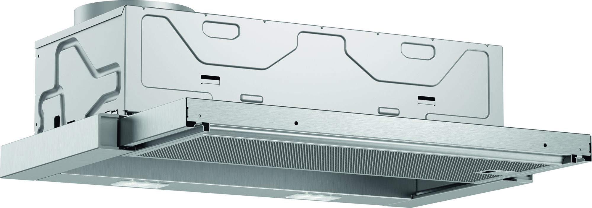 Bosch Serie 2 DFL063W56 Afzuigkap Semi-inbouw (uittrekbaar) Metallic 328 m³/uur C