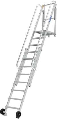 Telescopische toegangstrap 12 tot 24 treden