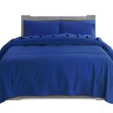 Elegant Comfort Zachte 4-delige 100% Turks Katoenen Flanellen Lakenset