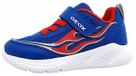 Geox Sprintstyle Bay Chaussures enfant demi-saison à scratch bleu loisir