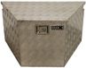 TOOLBOX4YOU Opbergkist traanplaat trapezium model Blauw Aluminium 83 x 55 x 46 cm