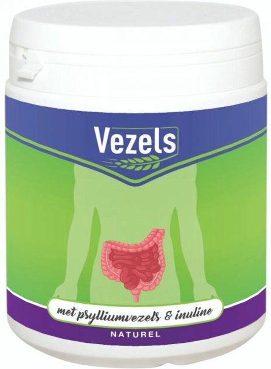 Vezels Naturel Psylliumvezels en Inulinevezels 300 gr
