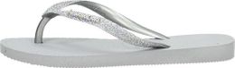 Havaianas Slim Glitter II Meisjes Slippers - Ice Grey - Maat 29/30