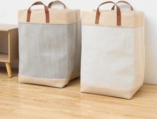 Luminart Home Opvouwbare wasmand - Jute - Beige - 63 l