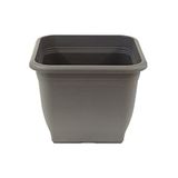 greemotion Plantenpot Pia antracietgrijs - bloempot 58 x 58 cm - 76,5 l bloempot vierkant - overpot uv-bestendig kunststof - vorstbestendige plantenpot met bodemgaten - plantenaccessoires
