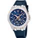 Jaguar J1040/2 Polshorloge Heren Blauw Leer Saffierglas 10 ATM