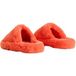 White Stuff Faux Fur Mule Slipper Mid Coral Taille: L