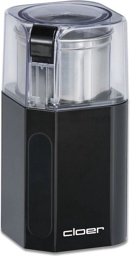 Cloer 7580 Koffiemolen Zwart | 200W | RVS Maalschijven