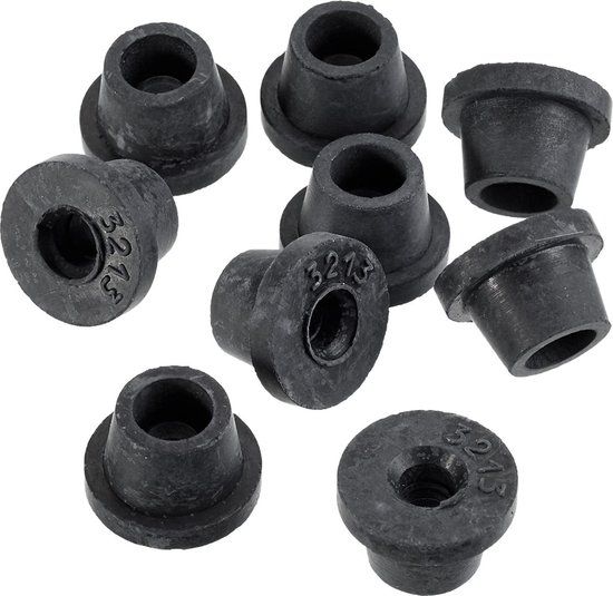 SKS Pomprubbers 4 mm Rubber Zwart - 10 stuks - 3213