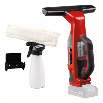 Einhell BRILLIANTO - Accu Ruitenreiniger - 18V - 28cm - Zwart/Rood
