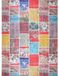 MANI TEXTILE Tetris tapijt, polyester, meerkleurig, 80 x 150 cm
