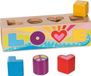 GOKI Sorteerkist - Love - 4 Blokken - Hout - 1 Jaar