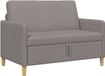 vidaXL Sofa met Opbergruimte Taupe 122 x 78 x 87 cm Polyester