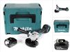 Makita DGA 517 F1J Meuleuse d'angle sans fil 18 V 125 mm sans balai + 1x batterie rechargeable 3,0 Ah + Makpac - sans chargeur