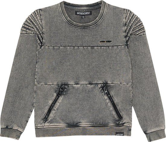 4PRESIDENT Sweater jongens - Black - Maat 116
