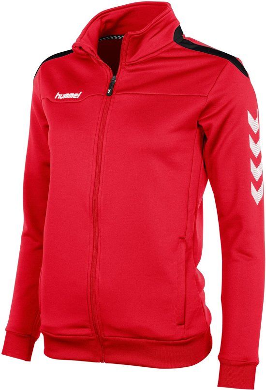 Hummel sportvest rood dames Rood/zwart/wit