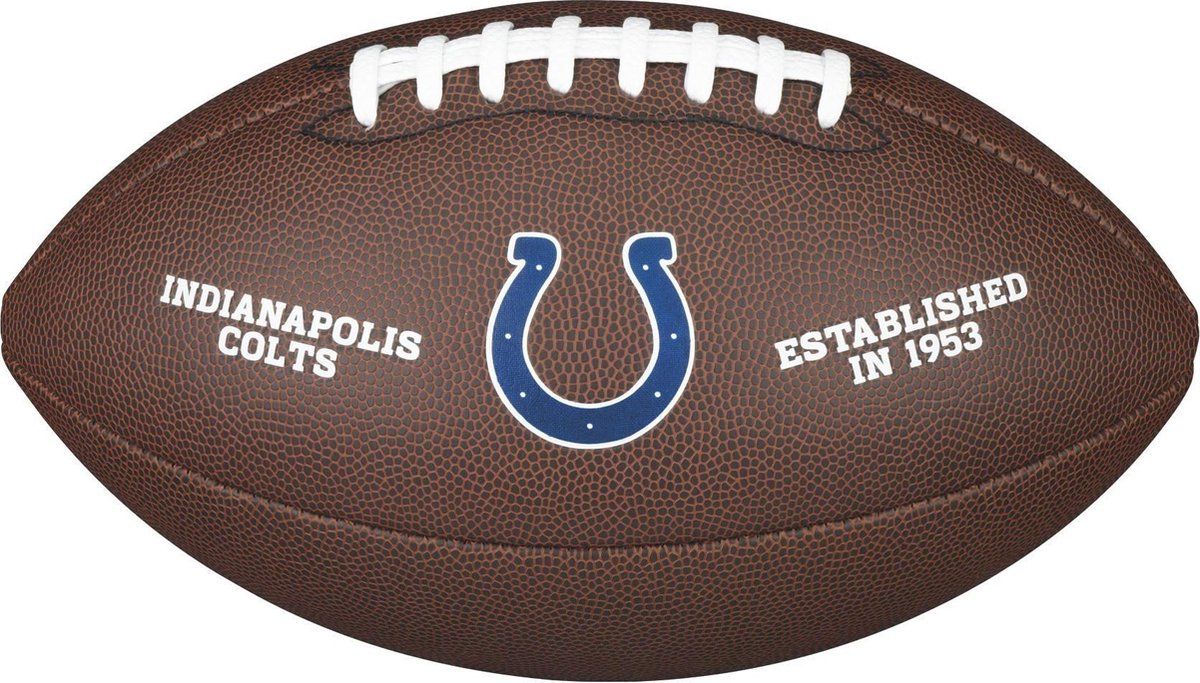 Wilson NFL Licensed Ball Colts American Football - Brown