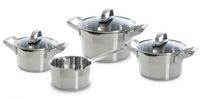 BK Premium+ Set de cuisine 4 pièces - Acier inoxydable - 15 ans de garantie