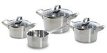 BK Premium+ Set de cuisine 4 pièces - Acier inoxydable - 15 ans de garantie