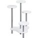 Kesper Bloemenstandaard Metaal Wit 44 x 44 x 72,5 cm
