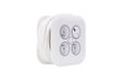 Elektrische Zenitech Elektrische huishoudelijke haspel 3 stopcontacten + 2 USB-A/C - wit