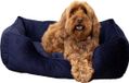 Rosewood Luxe Fluwelen Hondenmand – Small – Navy Blauw – 46 x 36 cm