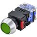 TRU COMPONENTS TRU COMPONENTS TC-9428124 LAS0-L-11Z/G/12V Drukschakelaar 250 V 5 A 1x uit/aan Continu Groen IP40 1 stuk(s)
