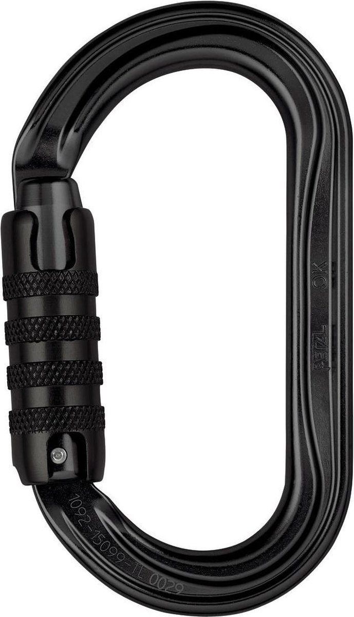 Petzl OK Triact Lock Karabiner - Zwart