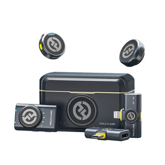 Hollyland Lark M2 Combo Duo Wireless Microphone System - Black - EAN: 6976068112747