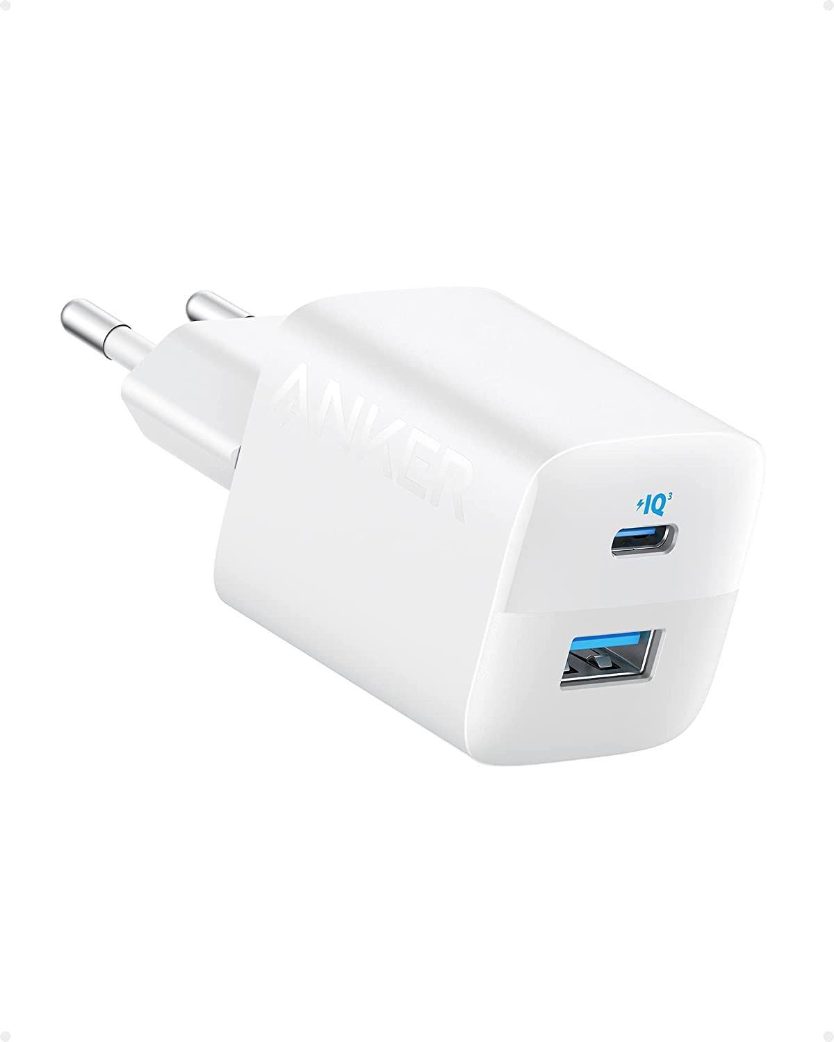Anker 323 Wall Charger - 33W USB-C & USB-A - Wit
