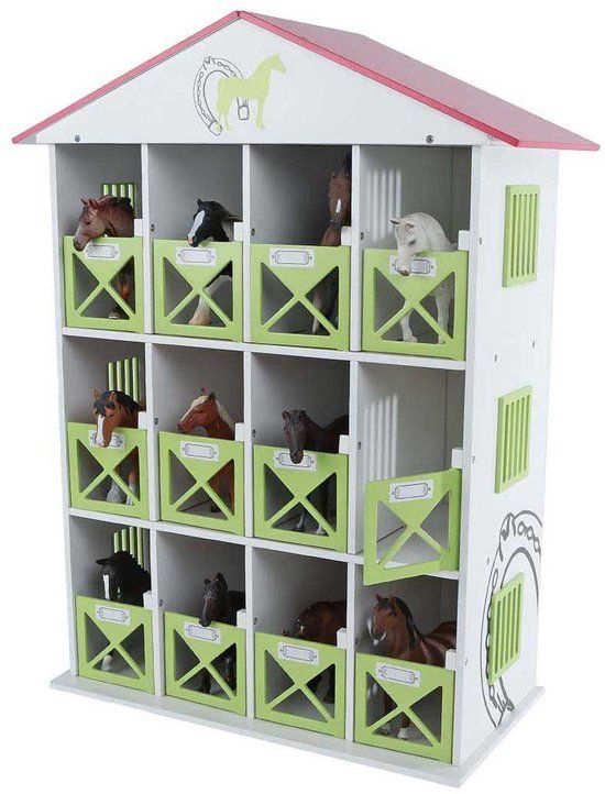 Kids Globe Paarden Opbergbox met 12 Boxen